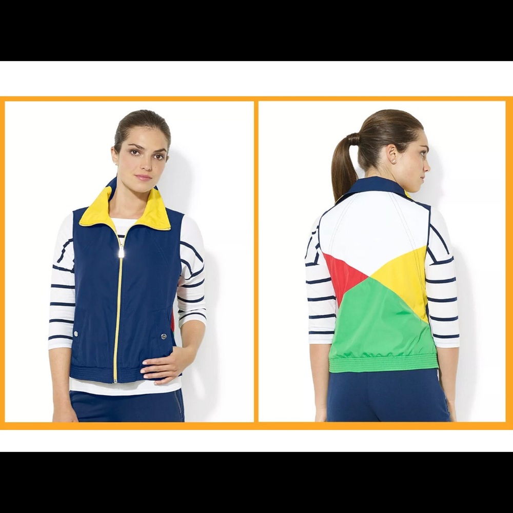 Lauren Ralph Lauren Active FullZip Reversible Vest